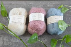 Biches & bûches Le Petit Silk & Mohair - lyxigt mohair- och silkesgarn