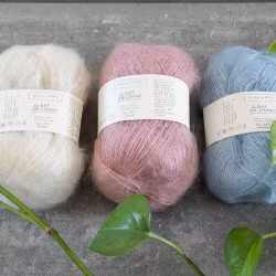 Biches & bûches Le Petit Silk & Mohair - lyxigt mohair- och silkesgarn