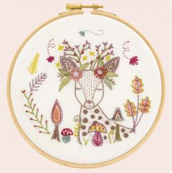 Un Chat dans l'aiguille - Broderikit Tavla - Biche, oh ma biche!