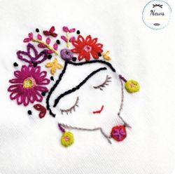 Un Chat dans l'aiguille - Broderikit Kläder - Frida