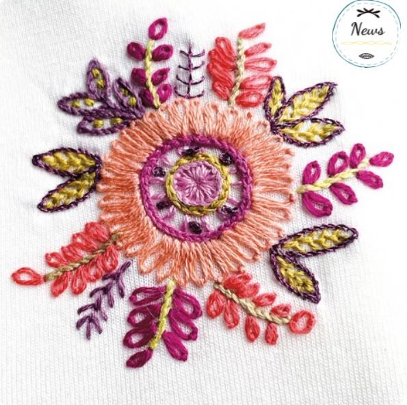 Un Chat dans l'aiguille - Broderikit Kläder - Flower of love