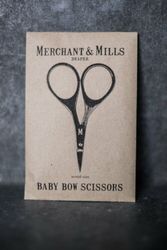 Merchant & Mills Baby Bow Scissors - liten svart sax