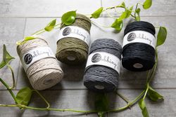 Bobbiny Single Twist Macrame Cord XXL 5 mm - enkeltvinnat makramégarn