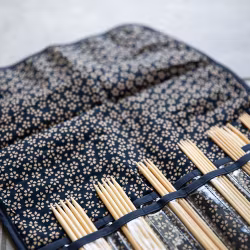 Seeknit Shirotake Strumpstickor 15 cm Nordic Full Set Blå - set med strumpstickor 2.00 - 5.00 mm