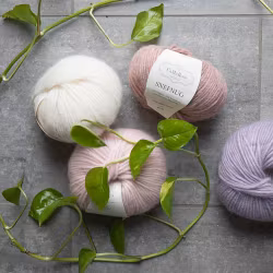 CaMaRose Snefnug -  blowgarn i naturmaterial