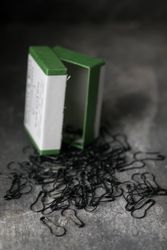 Merchant & Mills Black Bulb Pins - svarta säkerhetsnålar eller stickmarkörer