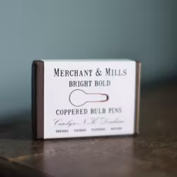 Merchant & Mills Coppered Bulb Pins - kopparfärgade säkerhetsnålar eller stickmarkörer