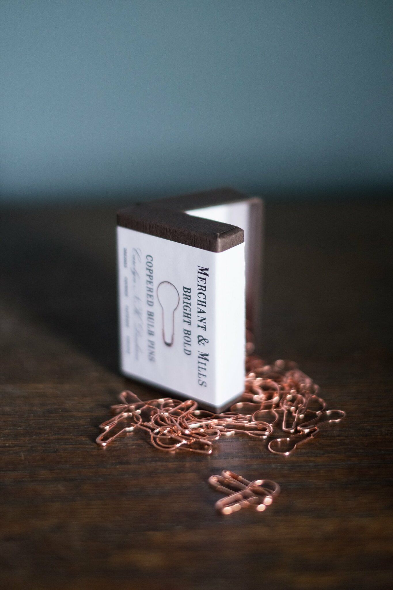 Merchant & Mills Coppered Bulb Pins - kopparfärgade säkerhetsnålar eller stickmarkörer