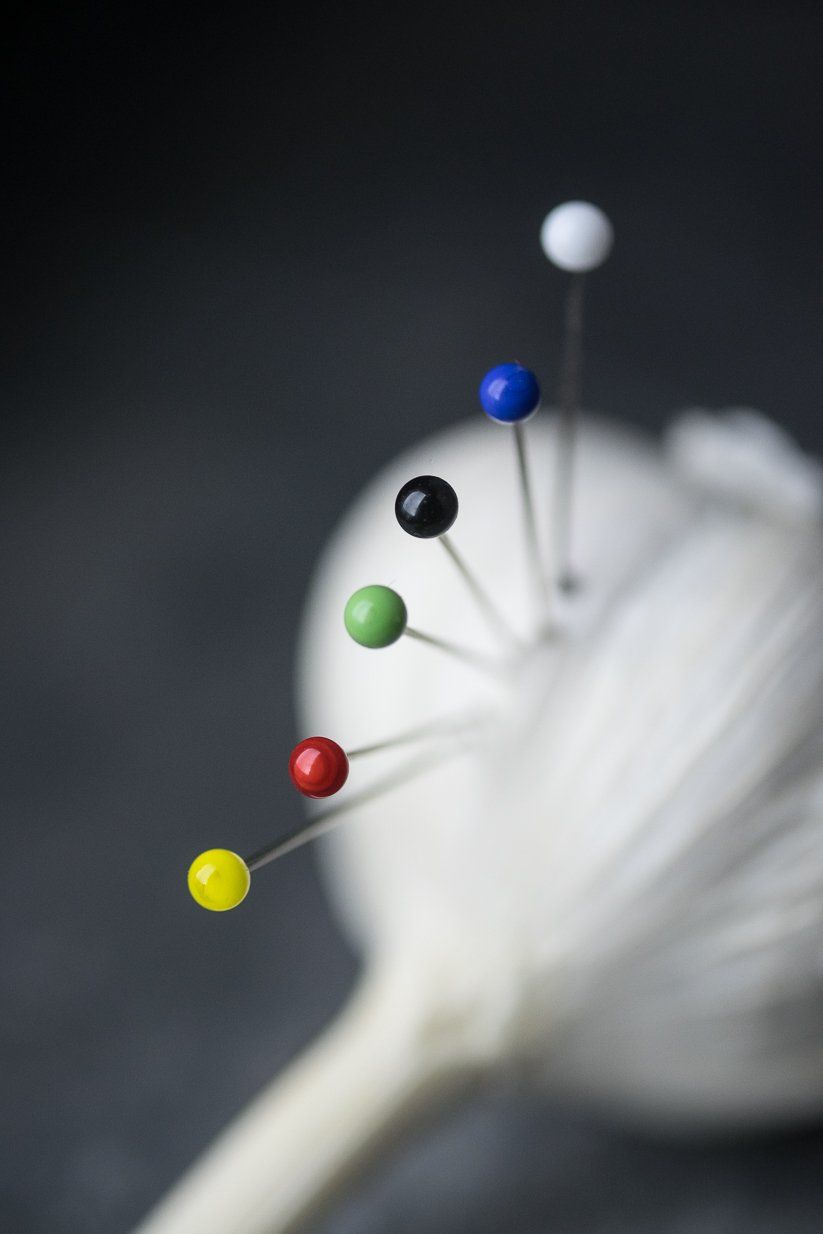 Merchant & Mills Glass Headed Pins - knappnålar med glashuvud