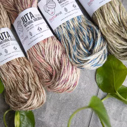 BettaKnit Juta Jungle - jutegarn med färgeffekt