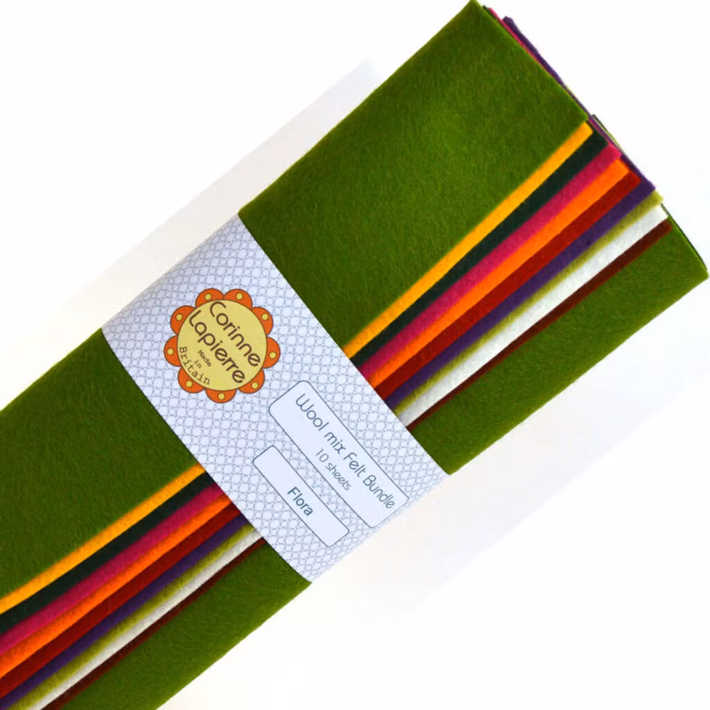 Corinne Lapierre - Felt Bundle - 10-pack filt i ull och viskos