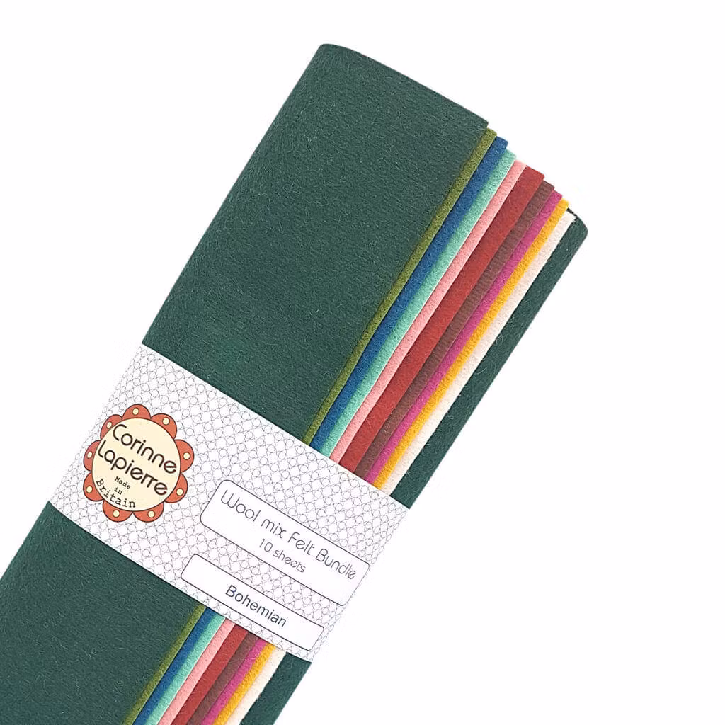 Corinne Lapierre - Felt Bundle - 10-pack filt i ull och viskos