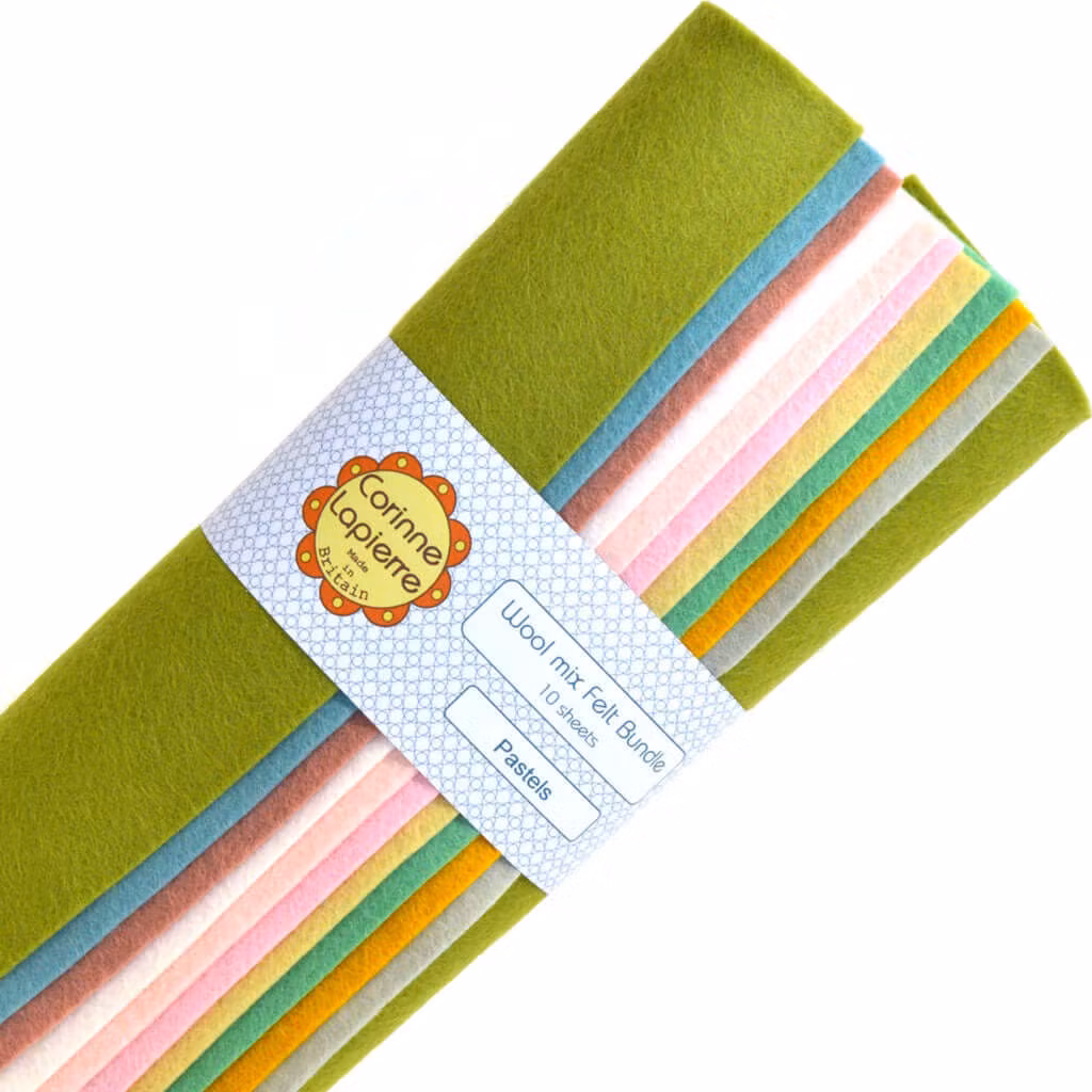 Corinne Lapierre - Felt Bundle - 10-pack filt i ull och viskos
