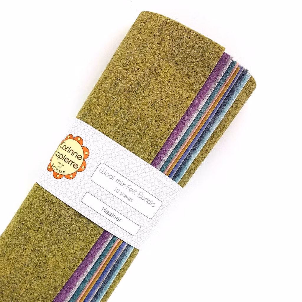 Corinne Lapierre - Felt Bundle - 10-pack filt i ull och viskos
