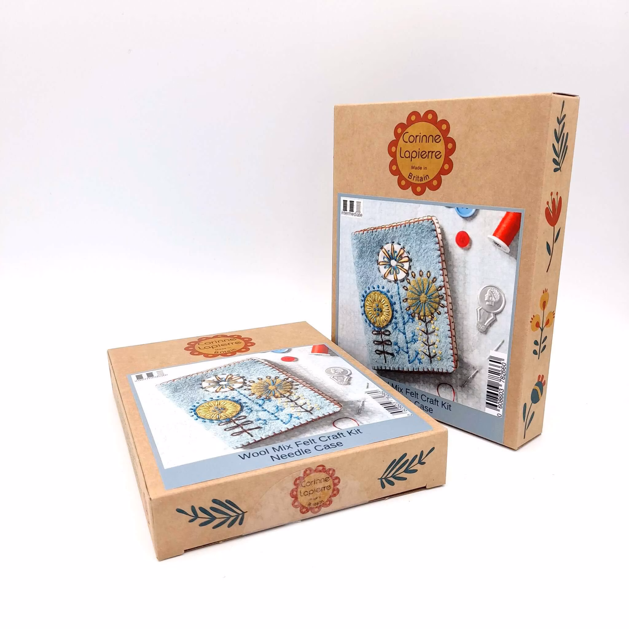Corinne Lapierre - Needle Case Felt Craft - kit för att sy ett nålbrev i filtsömnad
