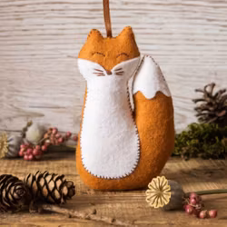 Corinne Lapierre - Fox Felt Craft Kit - kit för filtsömnad