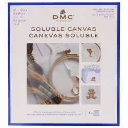 DMC Canvas Soluble - vattenlöslig stramalj för korsstygn