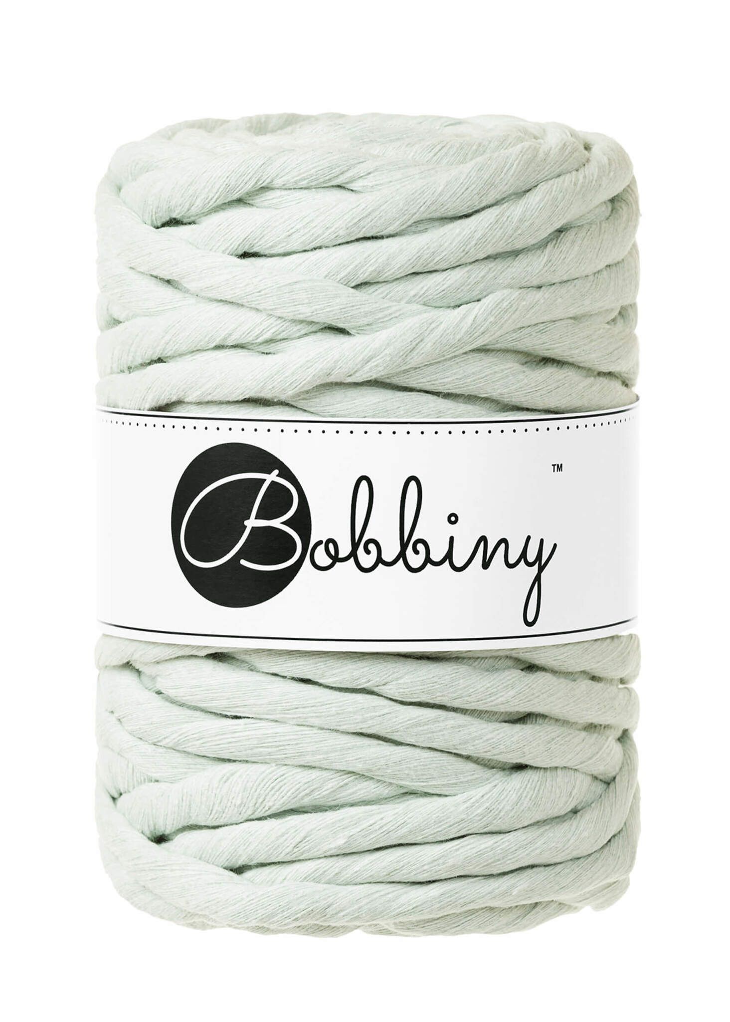 Bobbiny Single Twist Macrame Cord 9 mm - enkeltvinnat makramégarn