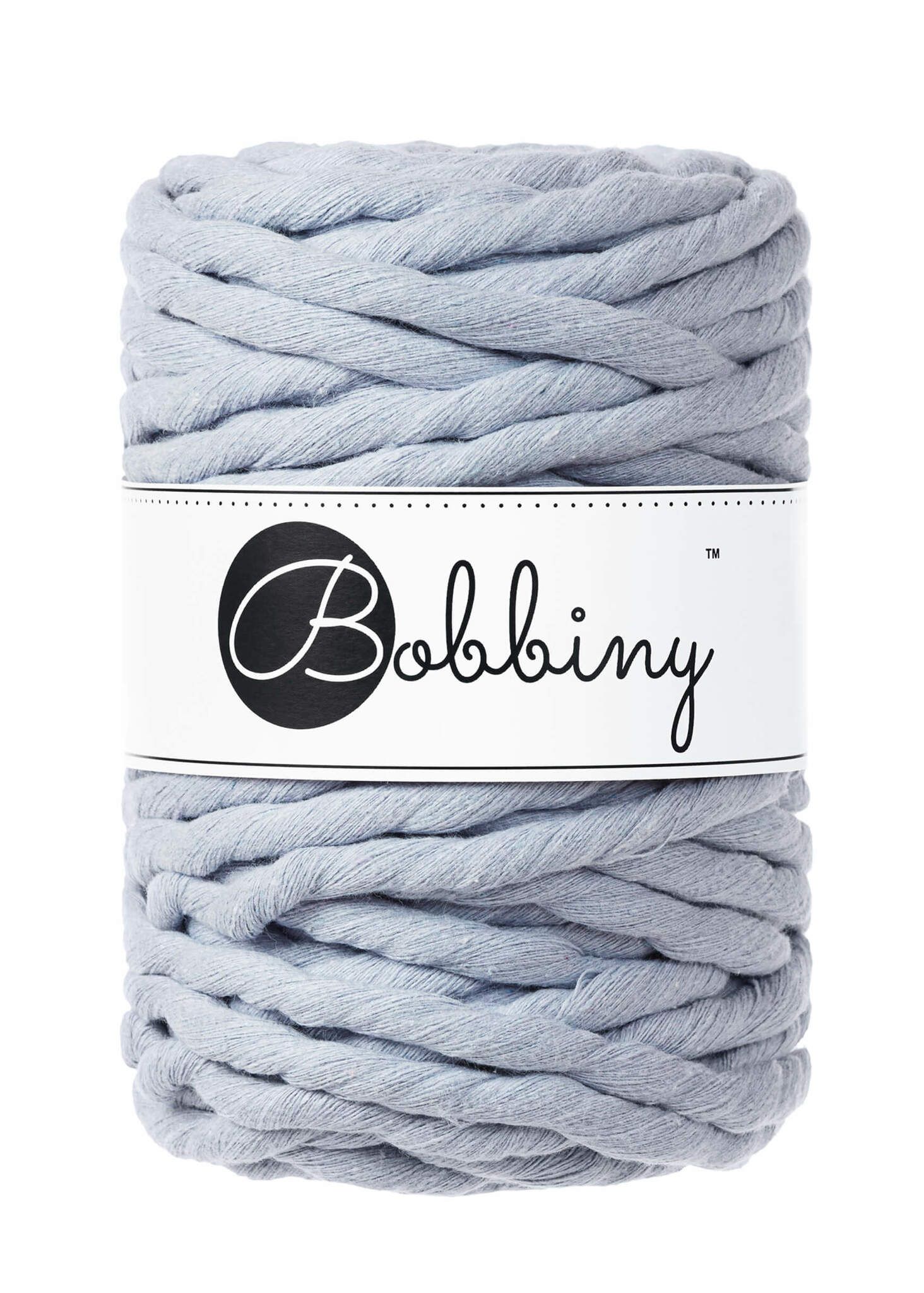 Bobbiny Single Twist Macrame Cord 9 mm - enkeltvinnat makramégarn