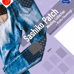 Sashiko Patch Mending Collection - små lappar med sashikomönster