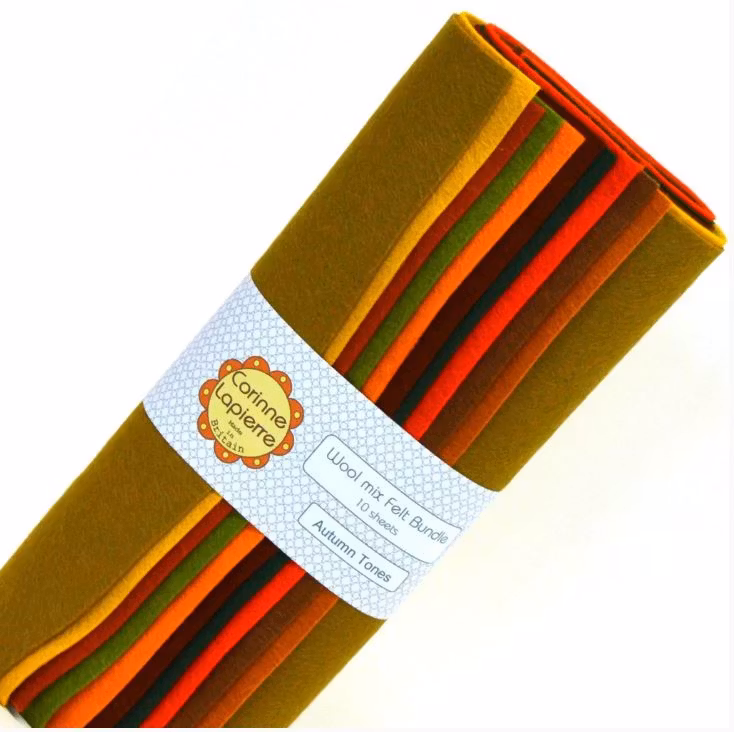 Corinne Lapierre - Felt Bundle - 10-pack filt i ull och viskos