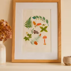 DMC Mindful Making - The Woodland Glade - kit med korsstygnsbroderi