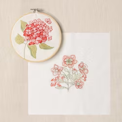 DMC Mindful Making - The Blissful Blooms - kit med två broderier