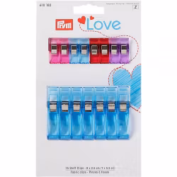 Prym Love Fabric clips - stora och små tygklämmor
