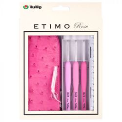 Tulip Etimo Rose - set med virknålar 2.50 - 3.50 och tillbehör