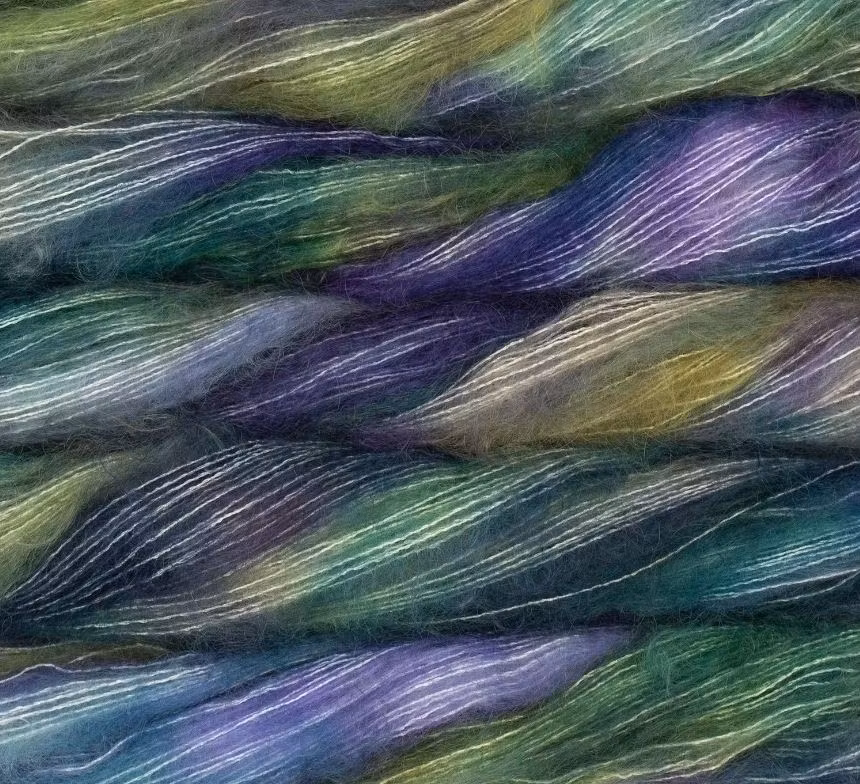 Malabrigo Mohair - handfärgat mohair- och silkesgarn