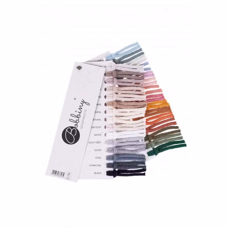 Bobbiny Color Palette - färgkarta