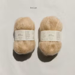 Biches & bûches Le Petit Silk & Mohair - lyxigt mohair- och silkesgarn