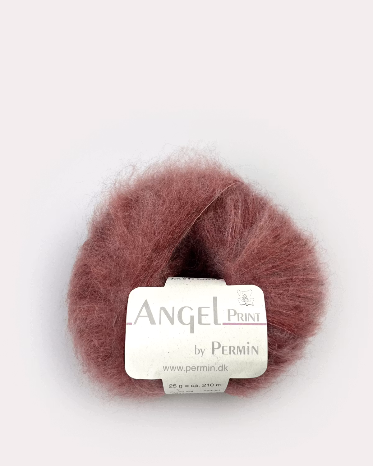 Permin Angel Print - flerfärgat mohair- och silkesgarn