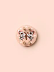 Pom Maker Oana Befort Pink - rosa pom-pom-verktyg i trä (Extra Small)