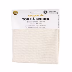 Kesi'Art - Broderväv för punchneedle i GOTS-certifierad bomull