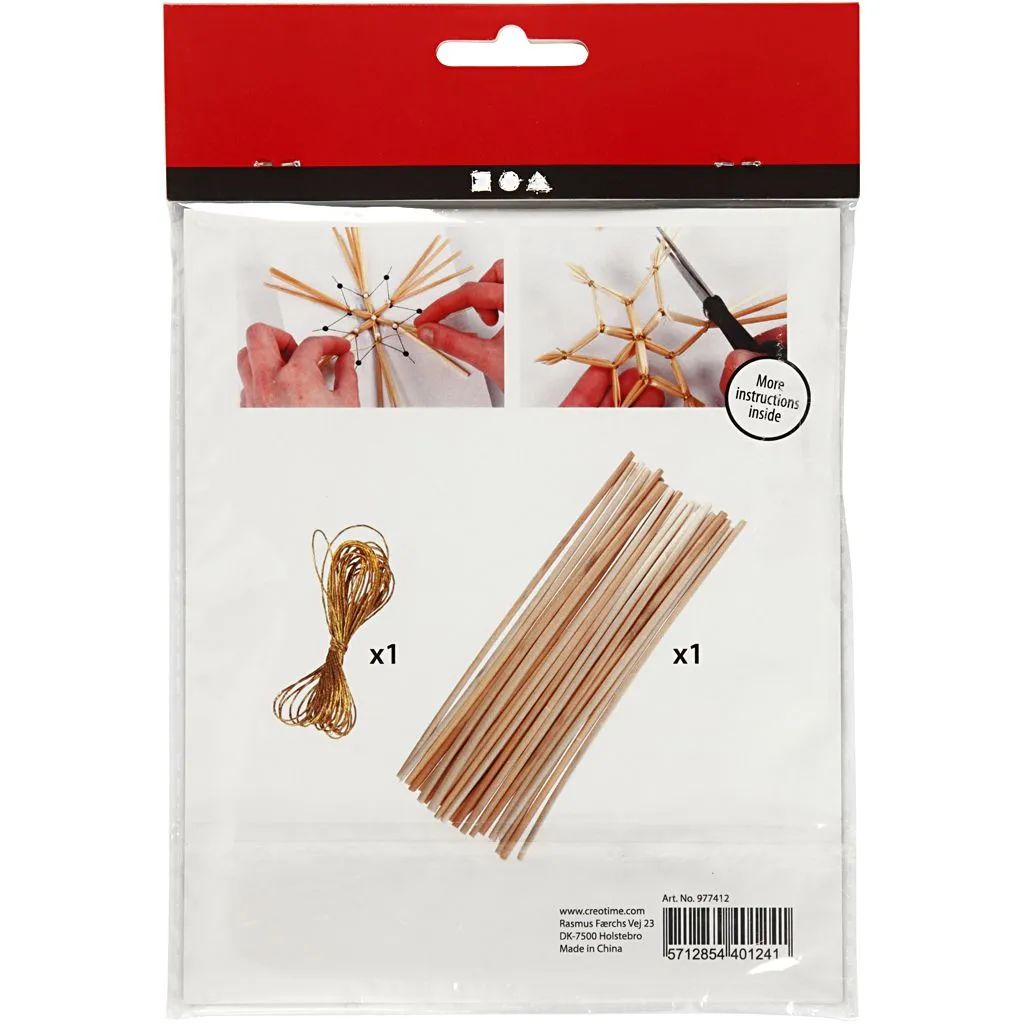 DIY-kit Iskristaller i halm