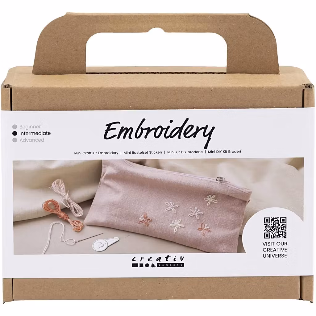 Broderikit - Väska med fjärilar