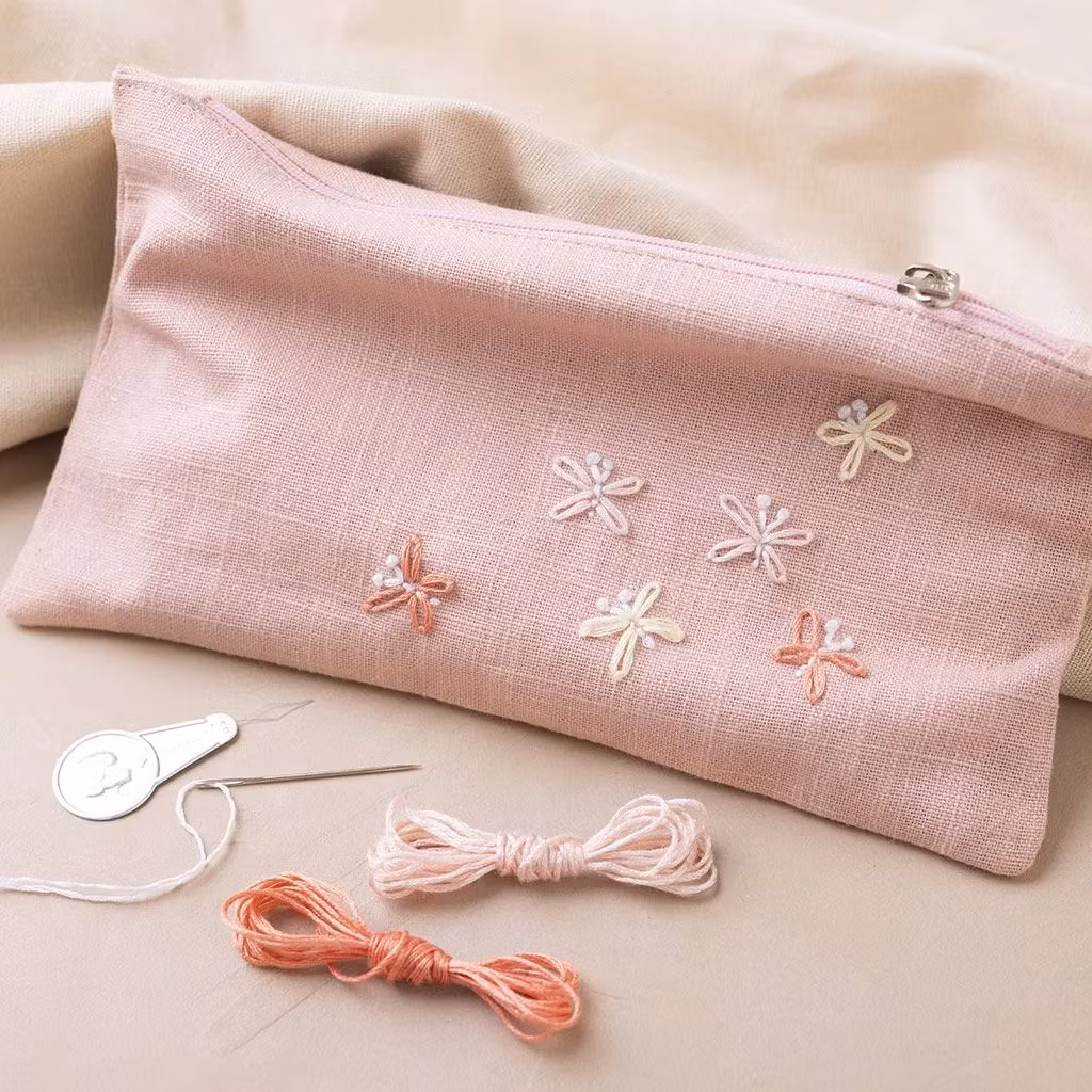 Broderikit - Väska med fjärilar