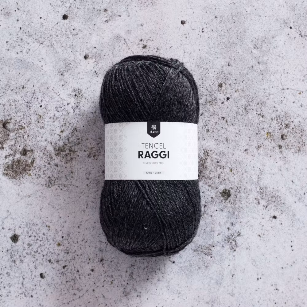 Järbo Tencel Raggi - raggsocksgarn i ull och tencel