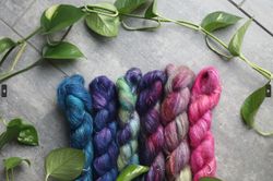 Malabrigo Mohair - handfärgat mohair- och silkesgarn