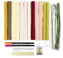DIY-kit Pappersblommor - Bukett