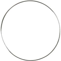 Metallring silver 7 cm