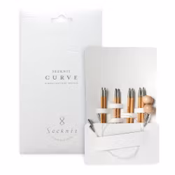 Seeknit Curve M - set med 10 cm ändstickor 3.50 - 5 mm