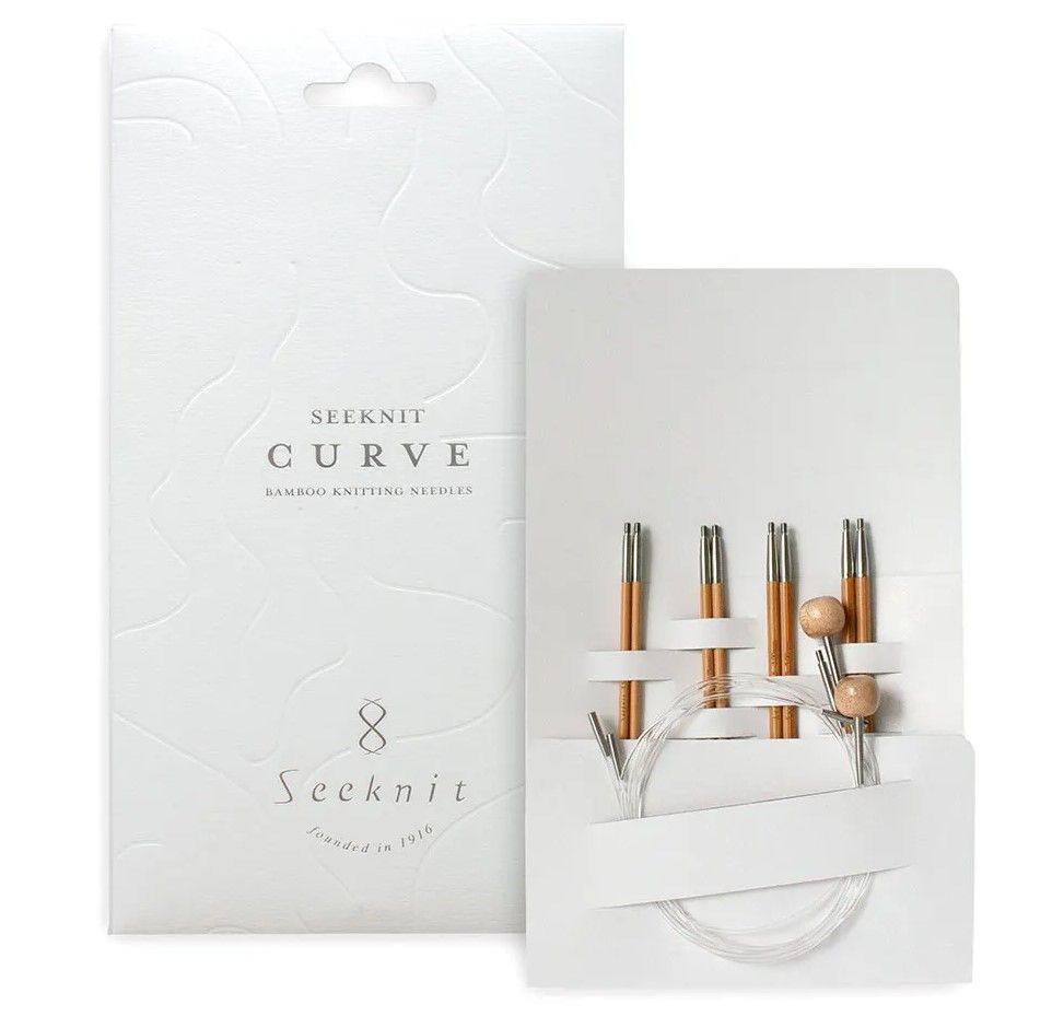 Seeknit Curve S - set med 10 cm ändstickor 2.50 - 3.25 mm
