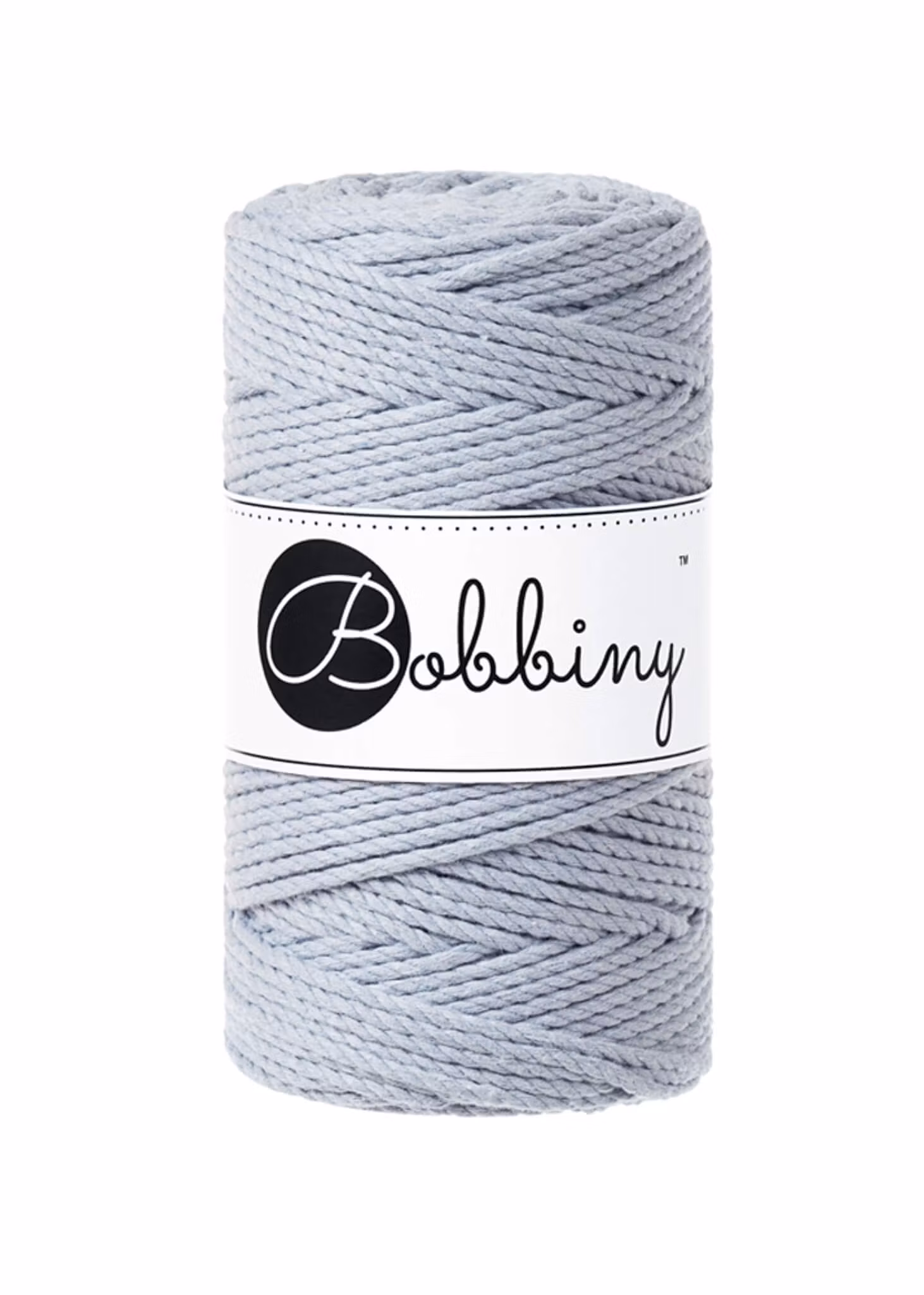 Bobbiny 3ply Macrame Rope Regular 3 mm - trippeltvinnat makramégarn