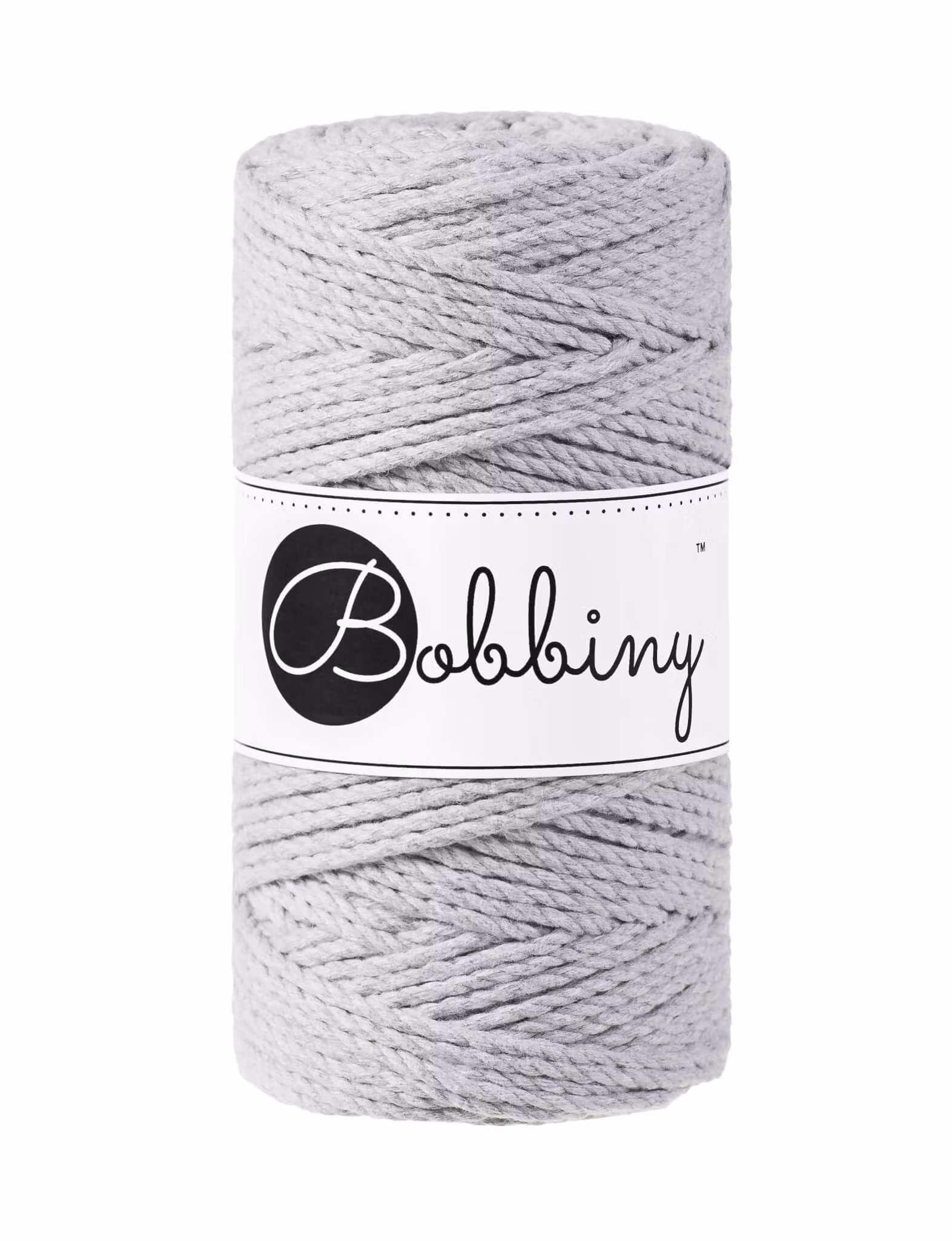 Bobbiny 3ply Macrame Rope Regular 3 mm - trippeltvinnat makramégarn