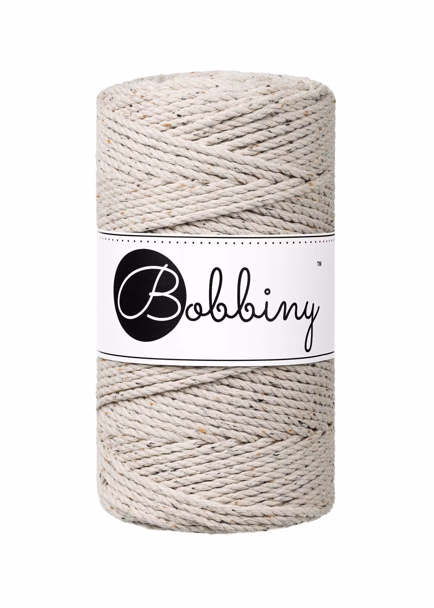 Bobbiny 3ply Macrame Rope Regular 3 mm - trippeltvinnat makramégarn