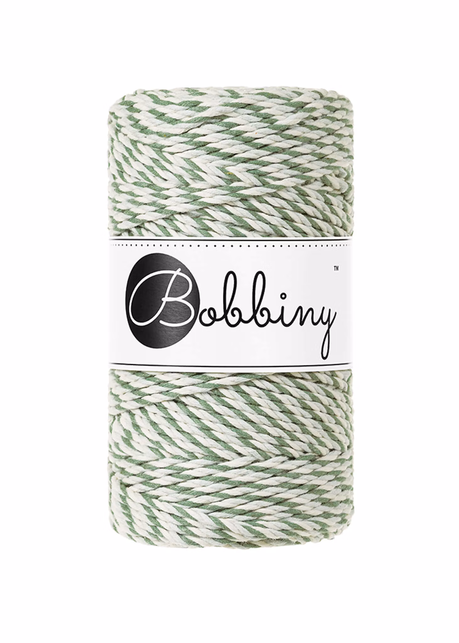 Bobbiny 3ply Macrame Rope Regular 3 mm - trippeltvinnat makramégarn