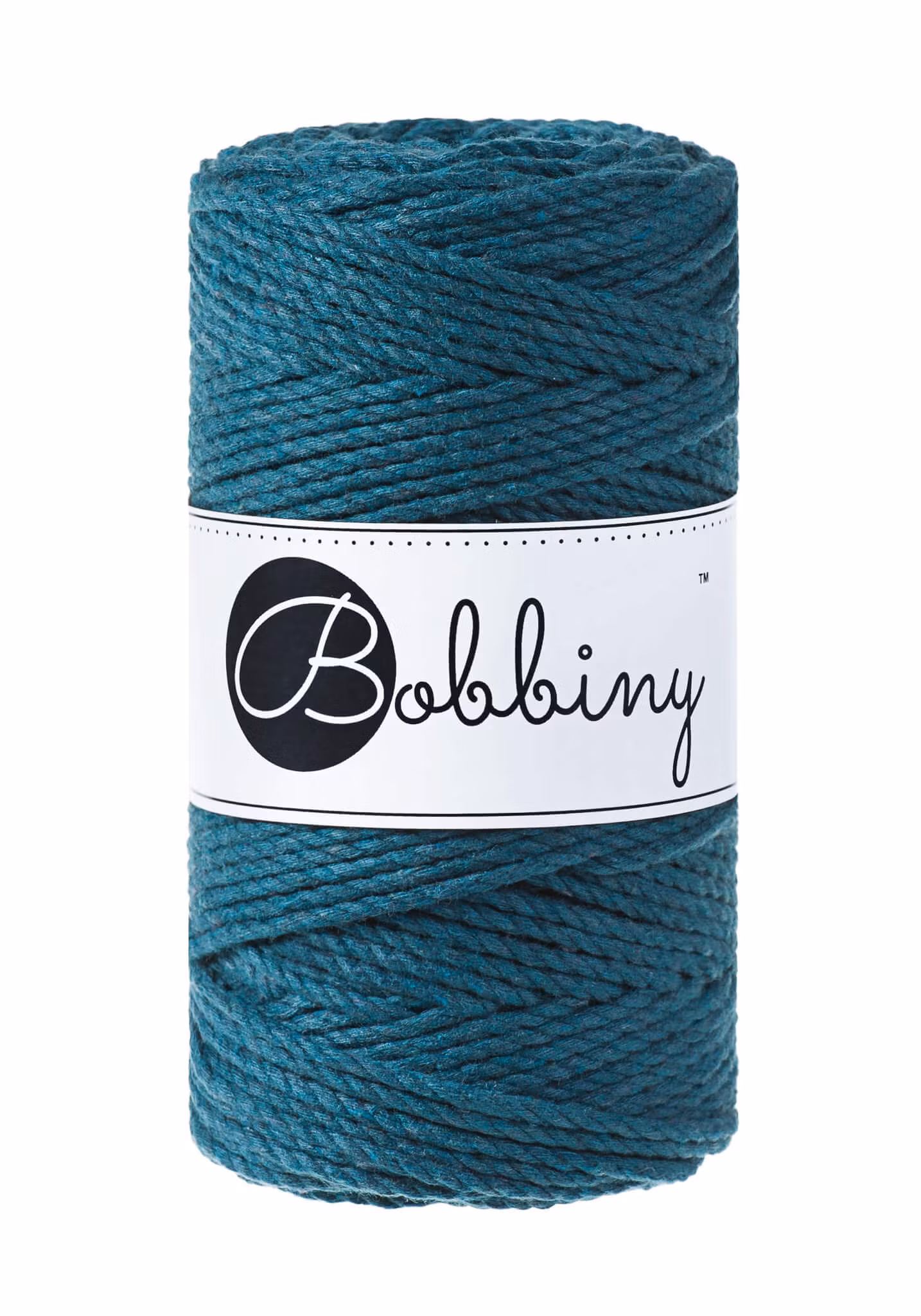 Bobbiny 3ply Macrame Rope Regular 3 mm - trippeltvinnat makramégarn