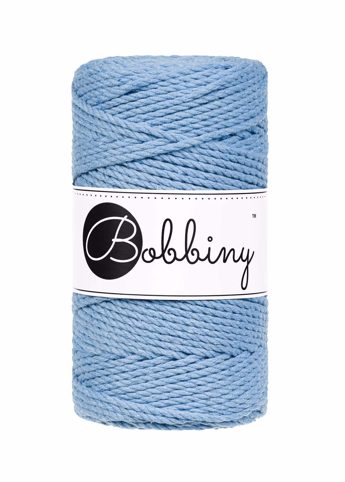 Bobbiny 3ply Macrame Rope Regular 3 mm - trippeltvinnat makramégarn